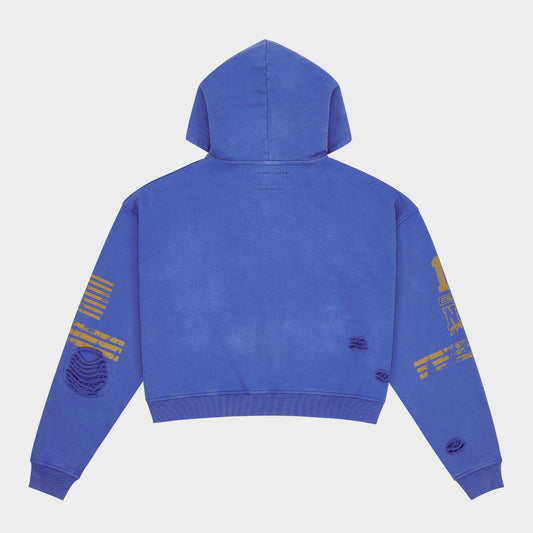 Roadster Zip Hoodie (Blue Yellow)