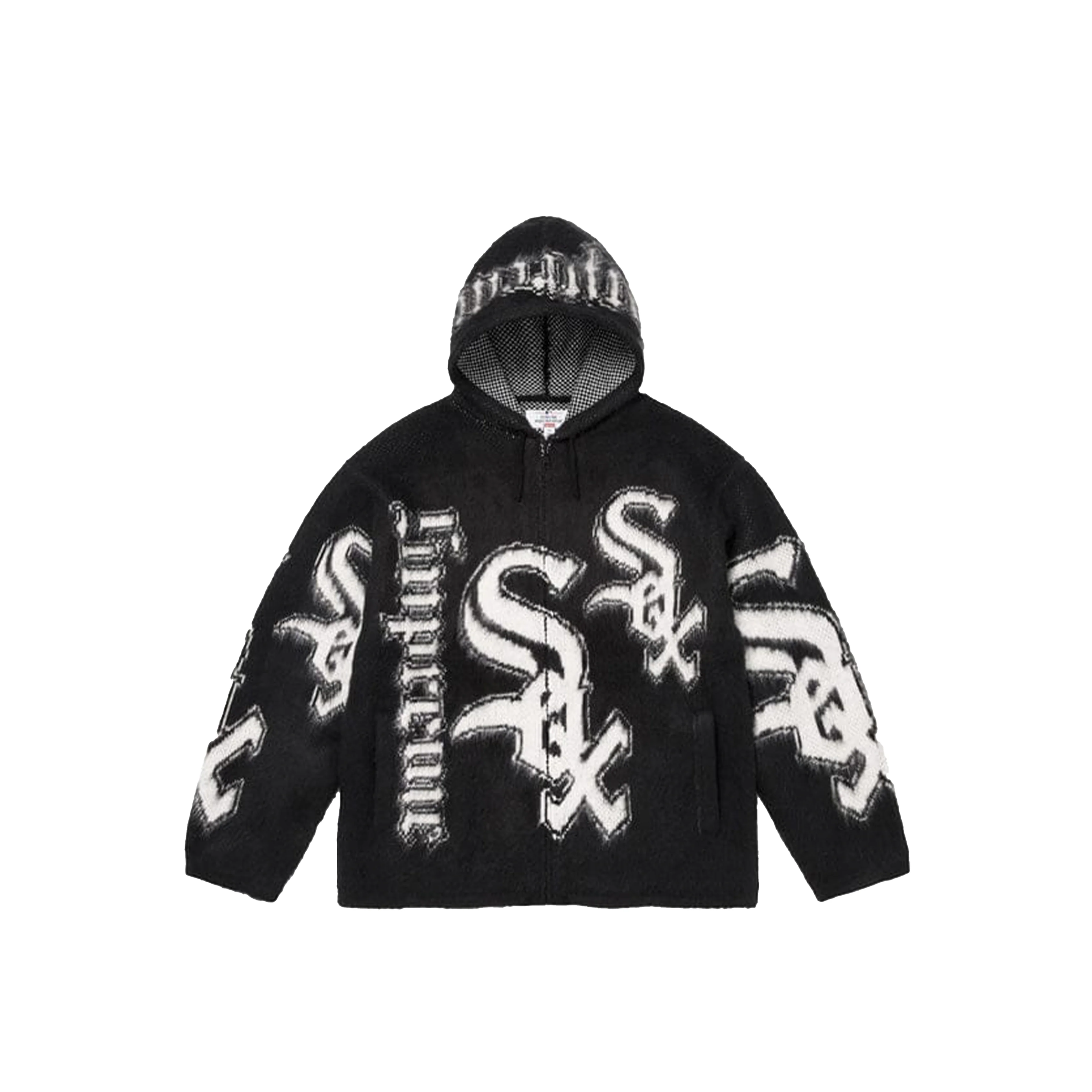 Supreme x Chicago White Sox Zip Up Hooded Sweate
