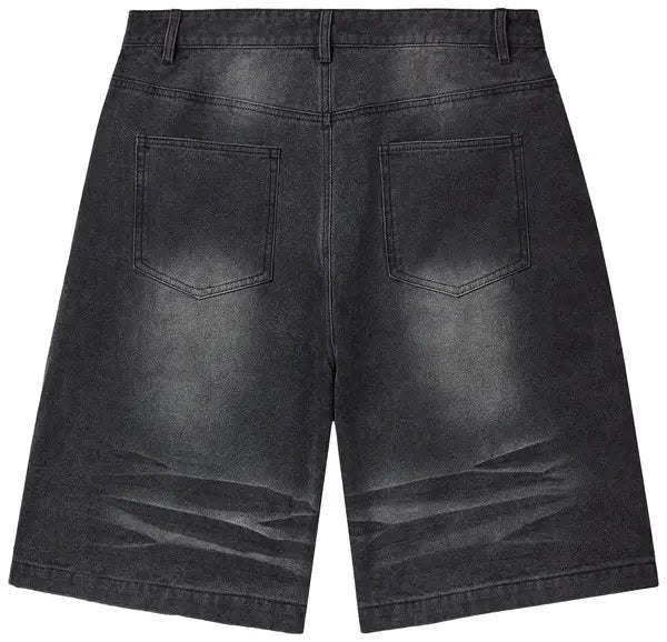 Vale Forever Black 1980s Jorts 'Black/Wash'