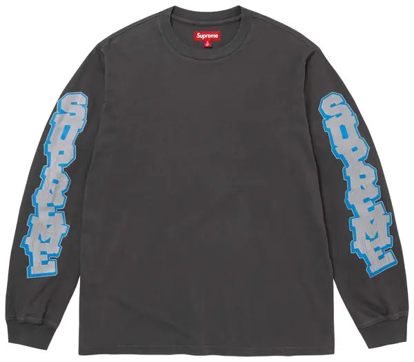 Cracked Sleeve L/S Top