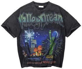 Vale Forever Skyline Bling Tee 'Black'
