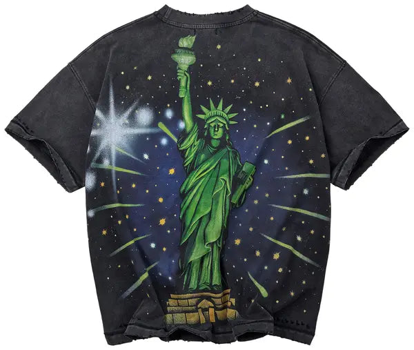 Vale Forever Skyline Bling Tee 'Black'