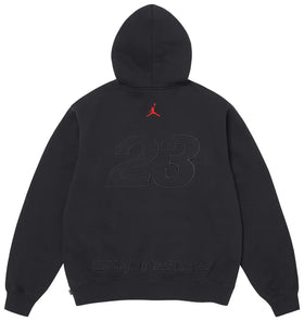 Supreme x Jordan Zip Up Hooded Sweatshirt 'Black'