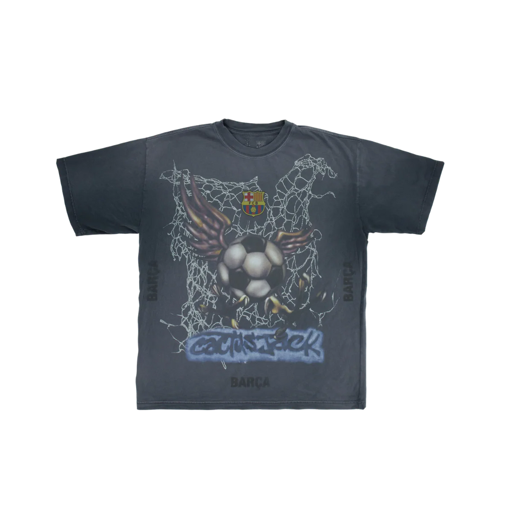 Travis Scott x Nike x FC BarcelonaWashed Spray Logo Tee