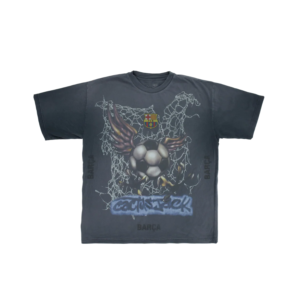 Travis Scott x Nike x FC BarcelonaWashed Spray Logo Tee