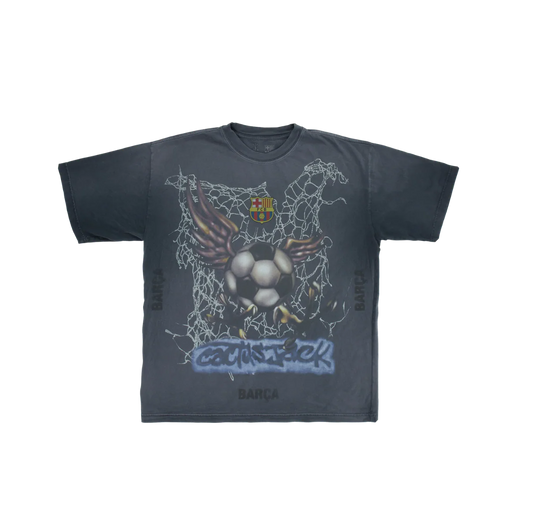 Travis Scott x Nike x FC BarcelonaWashed Spray Logo Tee