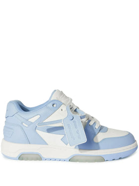 Off White Out Of Ofice blue and white