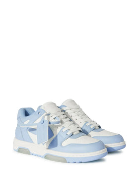 Off White Out Of Ofice blue and white