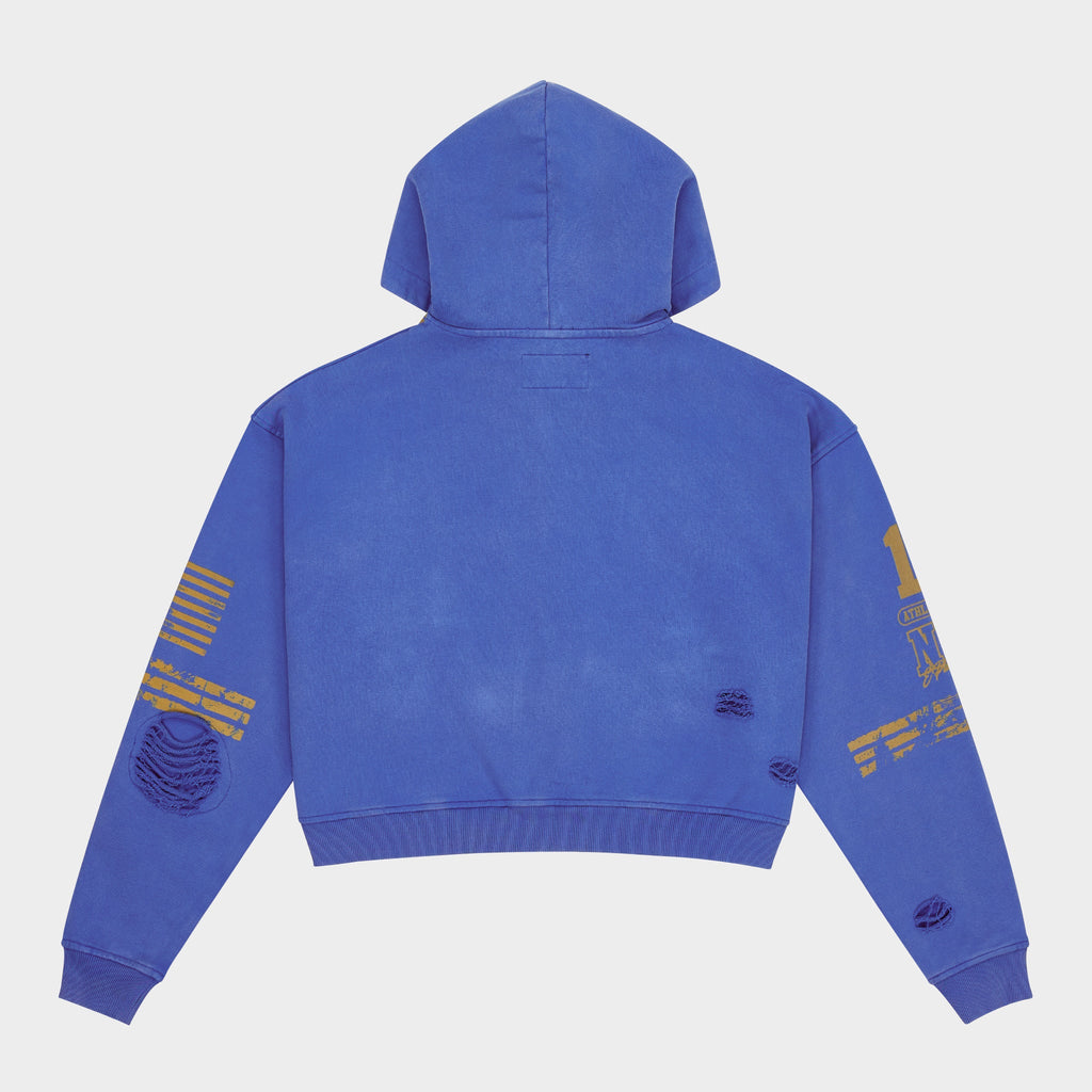 Roadster Zip Hoodie (Blue Yellow)