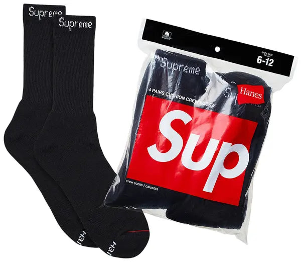 Supreme 4 pack de Medias BLACK OR WHITE