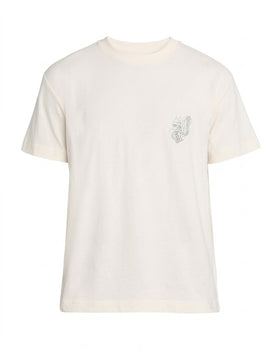 Gothic Crystal Textured Jersey T-Shirt