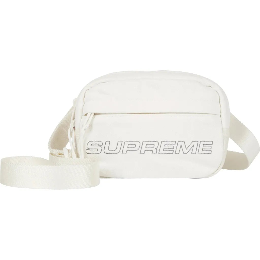 SUPREME DENIM MINI SHOULDER BAG FW25 - WHITE