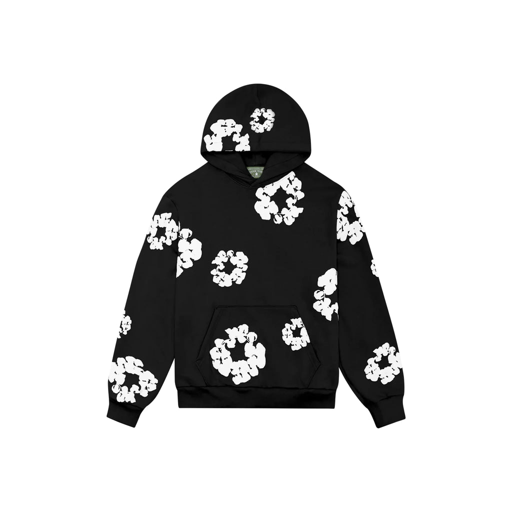Denim Tears The Cotton Wreath Hoodie Black