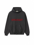 Heavy Fleece 90s Hoodie Iron Grey
