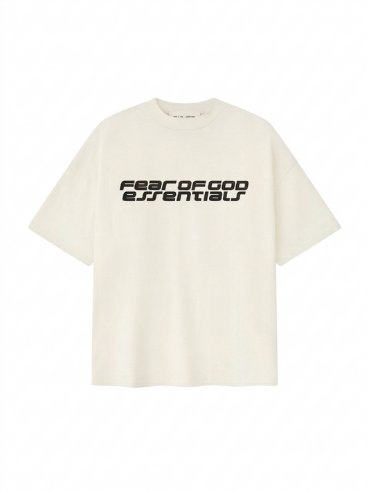 ESSENTIALS  Ponte 90s Tee  Ivory