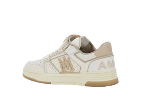 White & Beige MA Skyline Sneakers