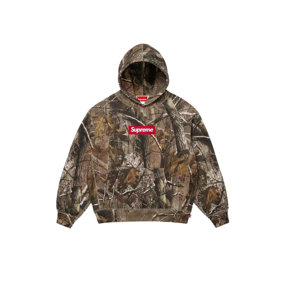 Supreme Box Logo Hooded Sweatshirt Real Tree Camo