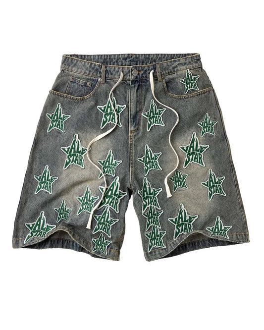 Vale Forever Allstar Denim Shorts Blue