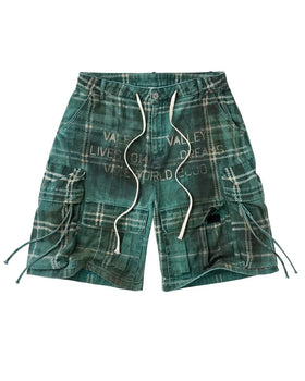 Vale Forever Oxford Camo Jorts Green