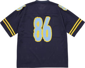 supreme reflective football jersey Navy
