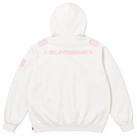 Football Jersey Hooded Sweatshirt Pink
