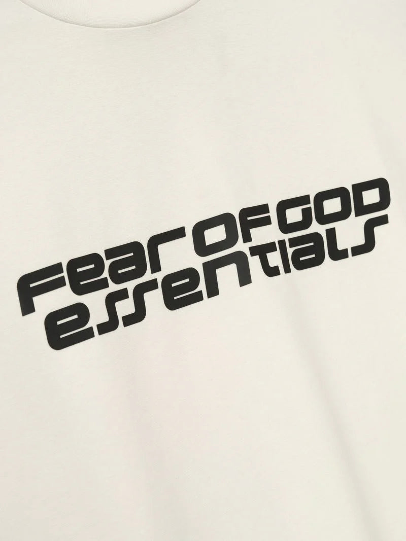 ESSENTIALS  Ponte 90s Tee  Ivory