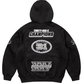 Supreme Football Zip Up Hooded Sweatshirt