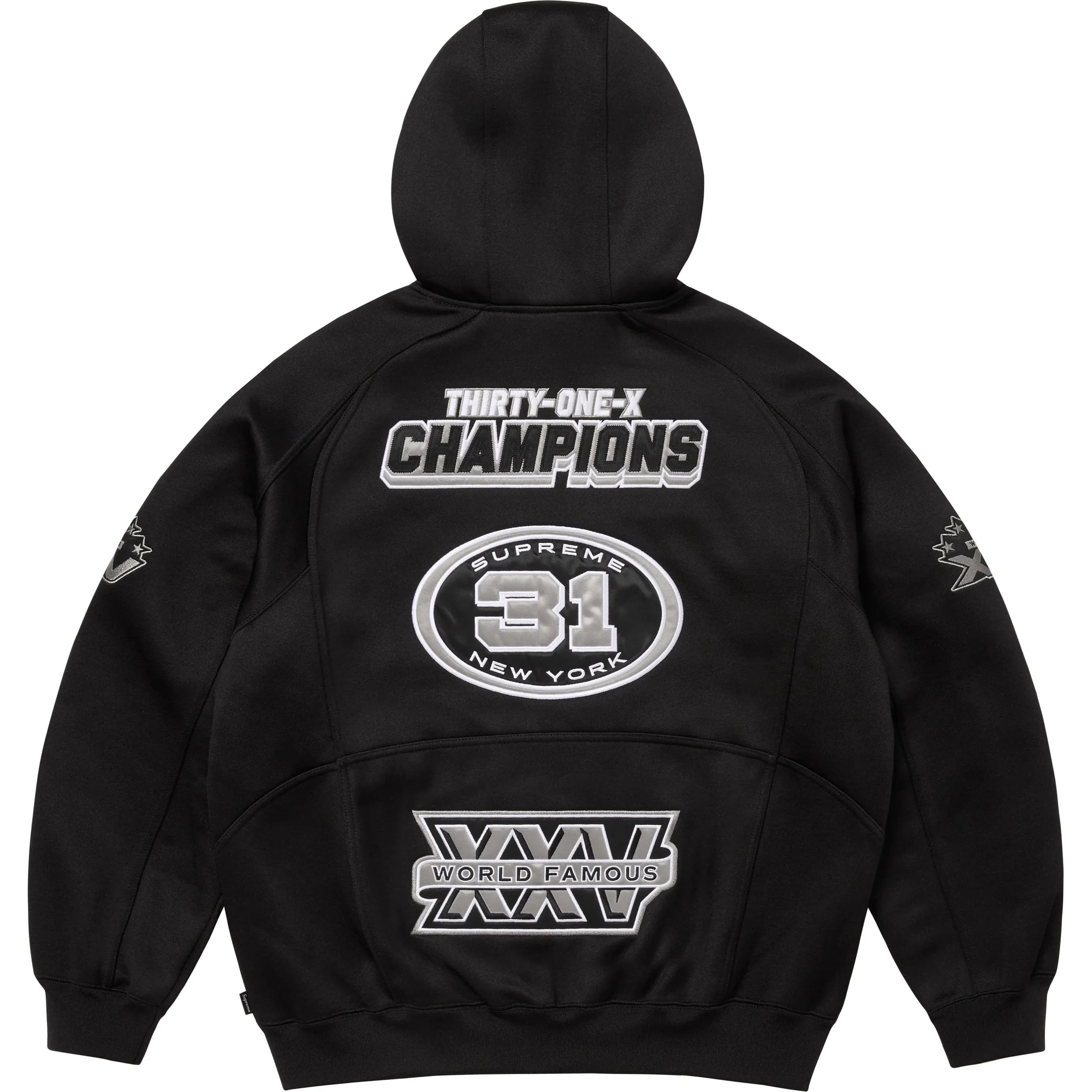 Supreme Football Zip Up Hooded Sweatshirt