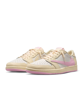 Travis Scott Jordan 1 Low Sail Shy Pink