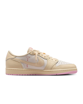 Travis Scott Jordan 1 Low Sail Shy Pink