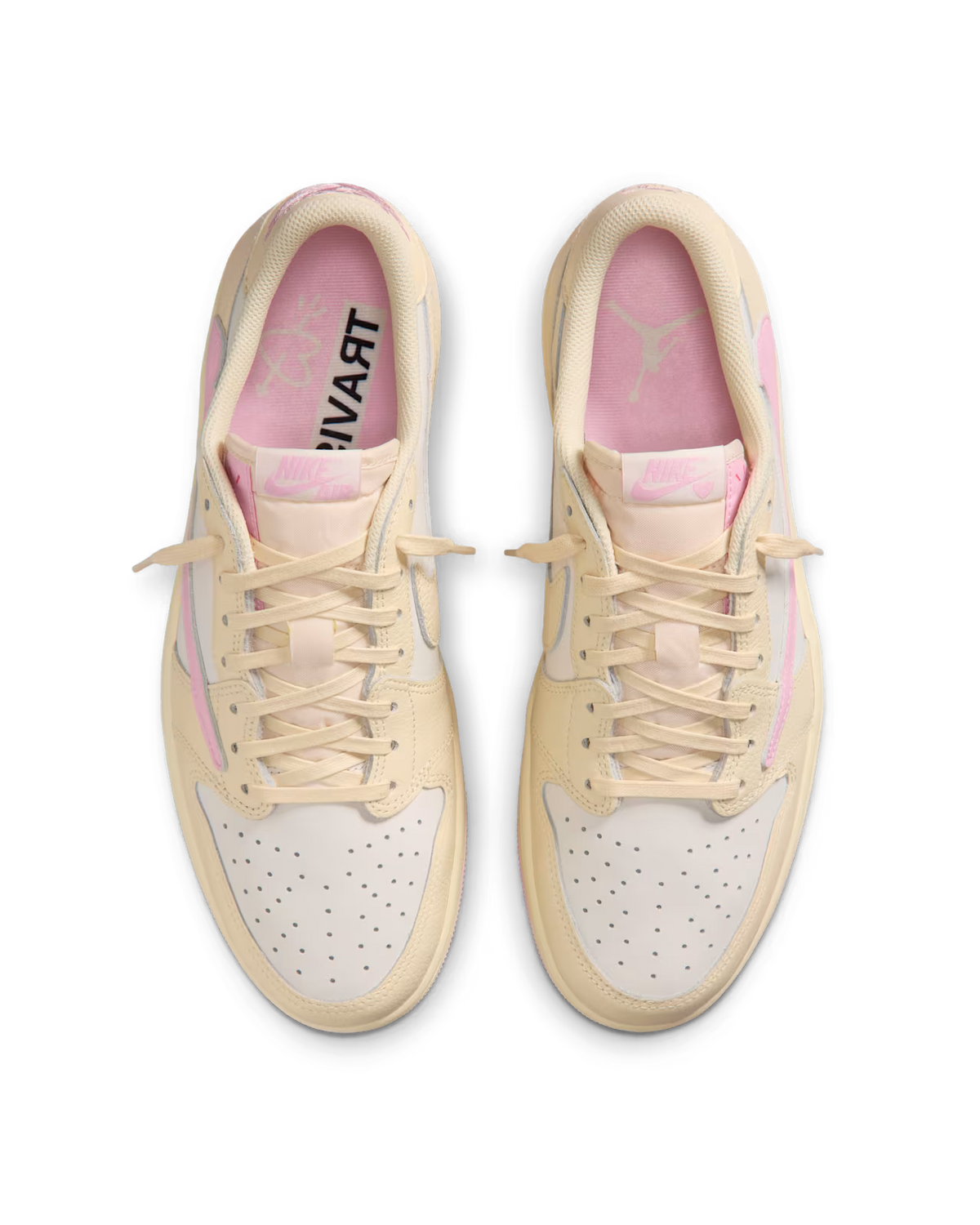 Travis Scott Jordan 1 Low Sail Shy Pink