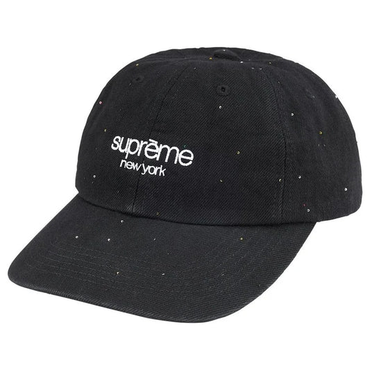 Sequin Denim Classic Logo 6-Panel