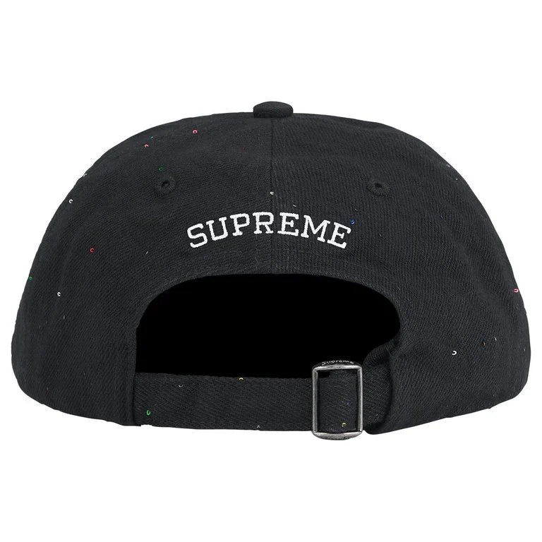 Sequin Denim Classic Logo 6-Panel