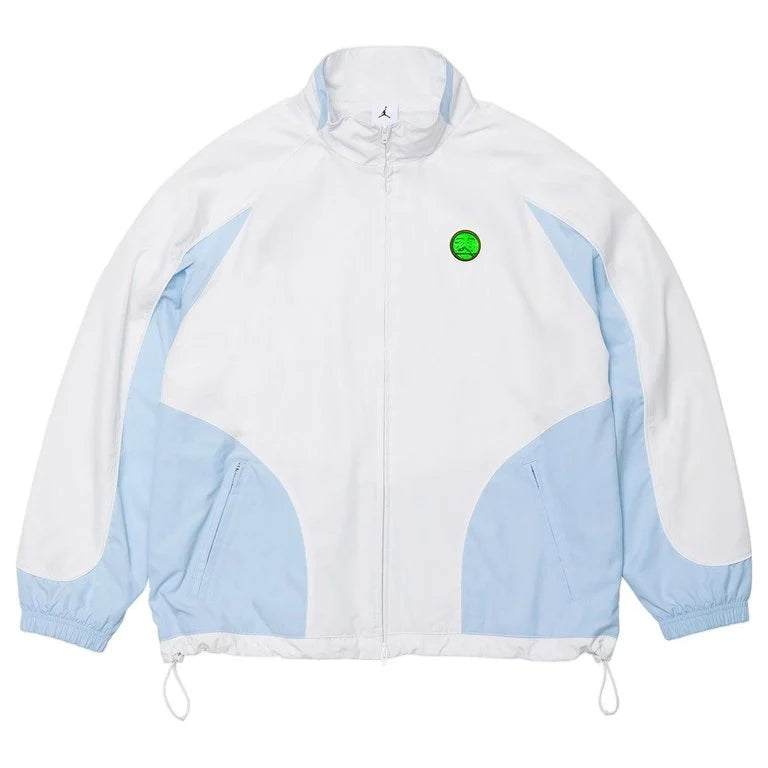 Supreme x Jordan Zip Up Hooded Sweatshirt 'Light Blue'